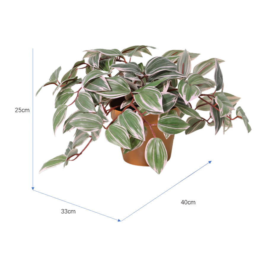 Potted Artificial Wandering Dude Plant 40cm - Image 5