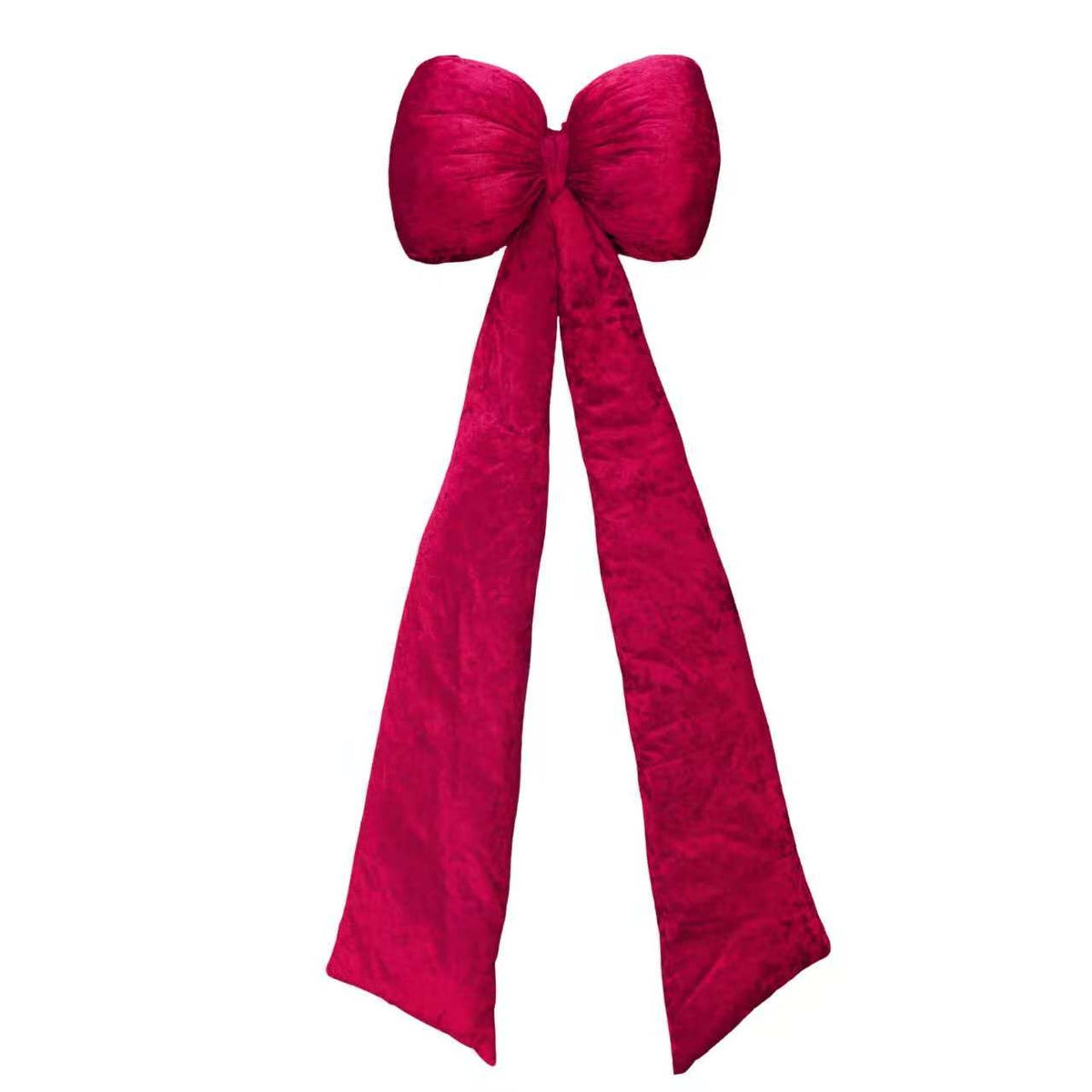 Bulk 3 Xmas Red Long Puffy Bow 51x162cm