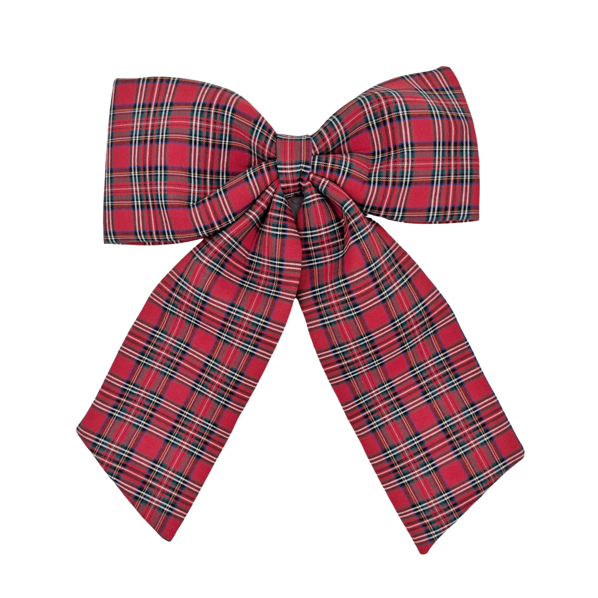 Bulk 12 Xmas Tartan Bow 50x60cm