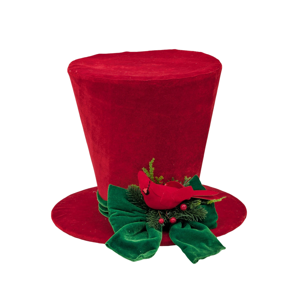 Bulk 2 The Velvet Christmas Hat d.30/h.24cm