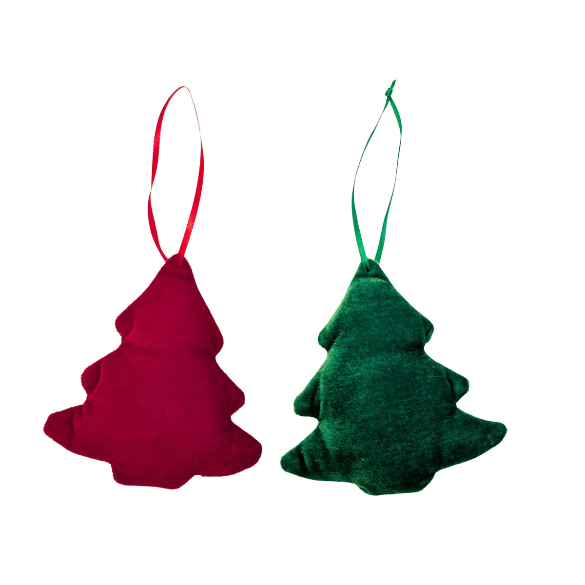 Bulk 24 The Velvet Christmas Hanging Tree Hanger 11cm 2 Asst