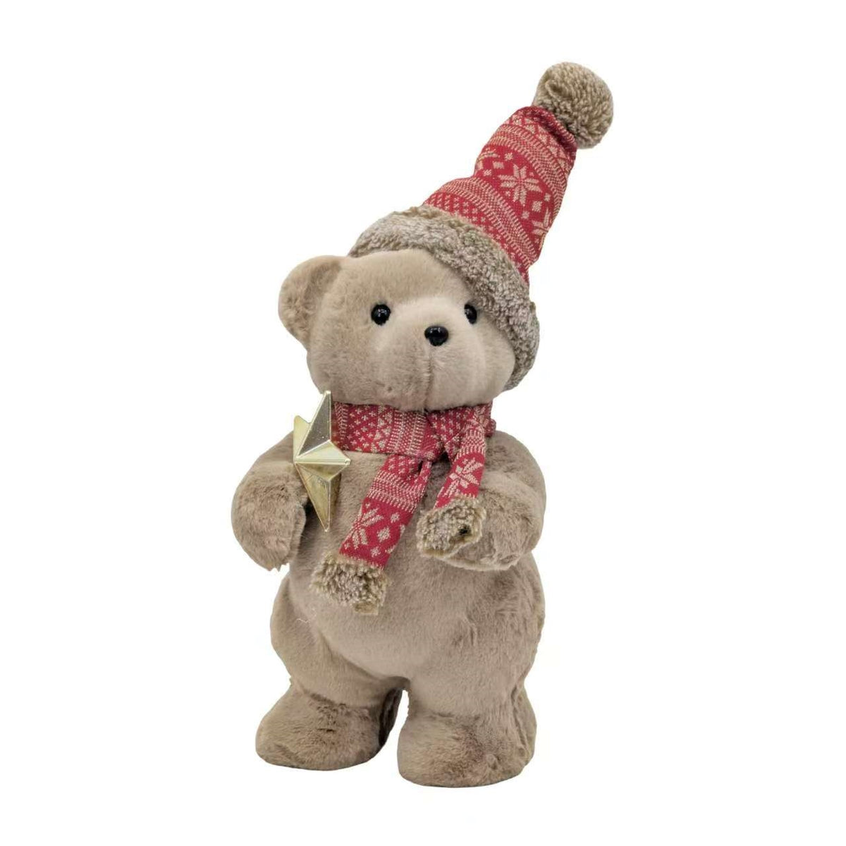 Bulk 6 Xmas Cozy Kesington Luxe Teddy 16x15x33cm