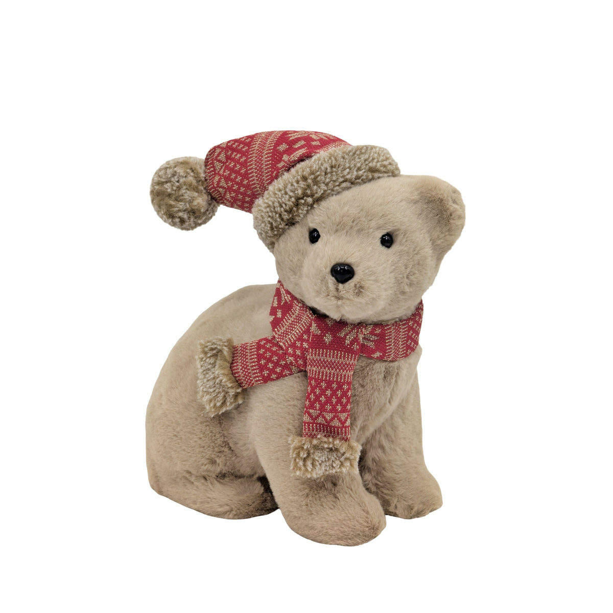 Bulk 8 Xmas Cozy Kesington Luxe Teddy 17x13x25cm