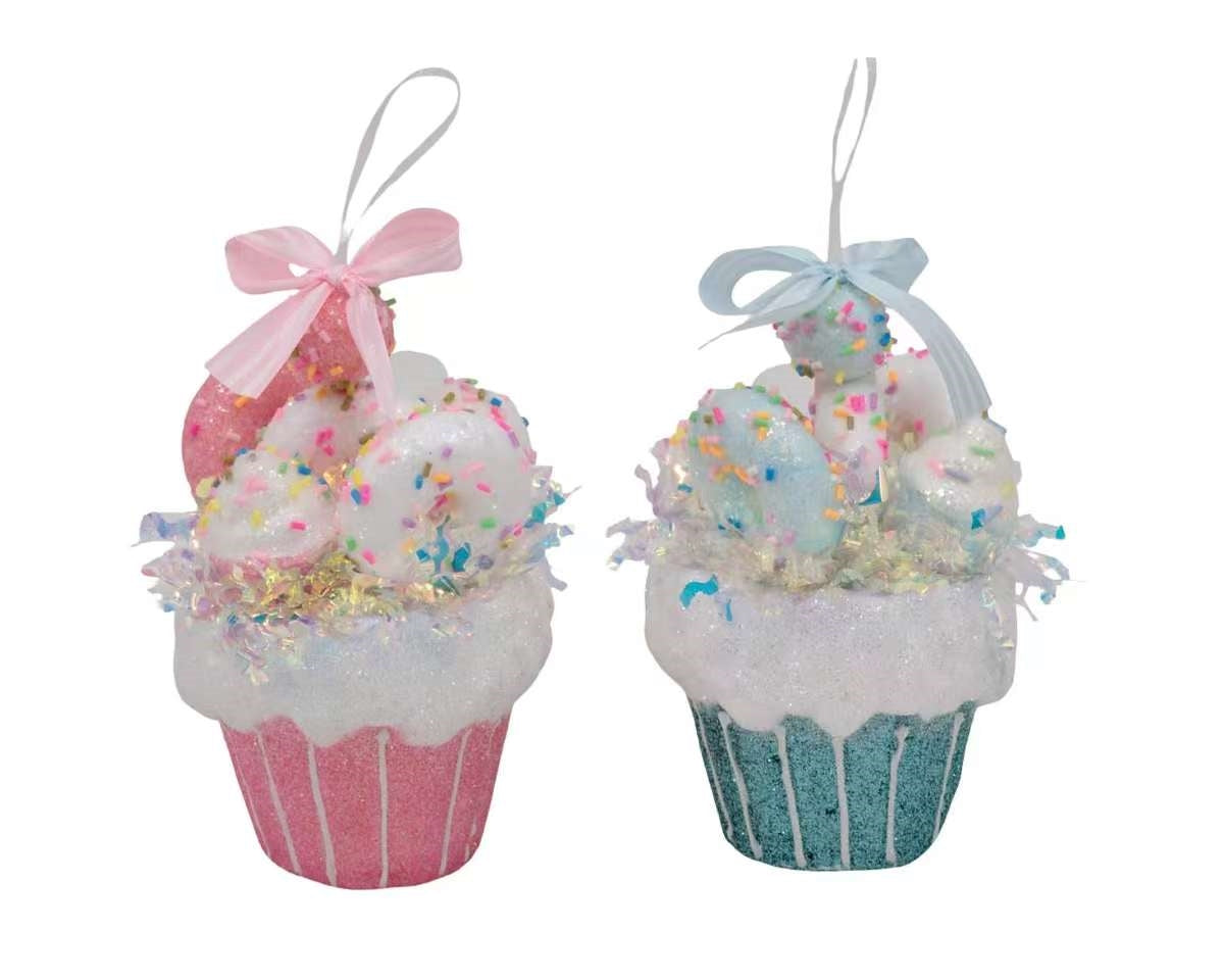 Bulk 12 Xmas Candycane Cupcake 10x17cm 2 Asst