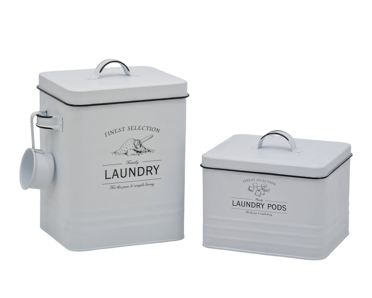 Bulk 4 Finest Selection Metal Laundry Storage Set of 2