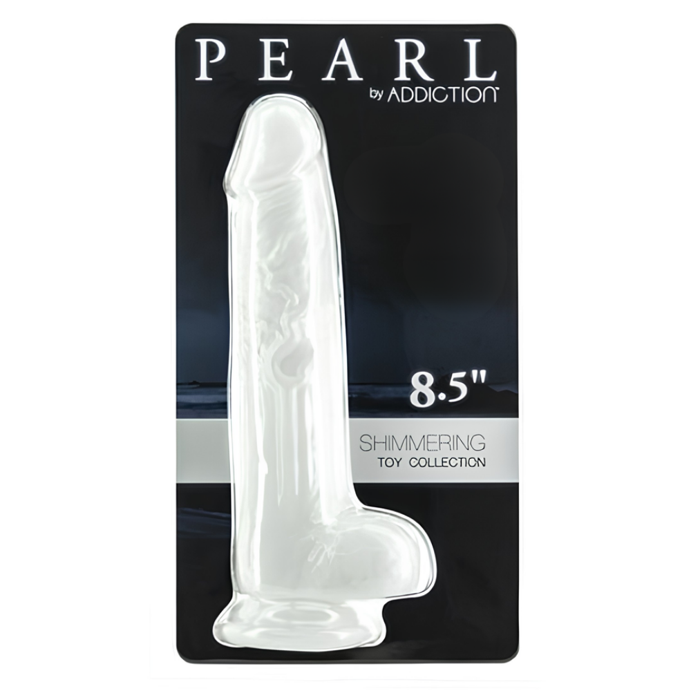 Pearl Dildo 8.5in Pearl White
