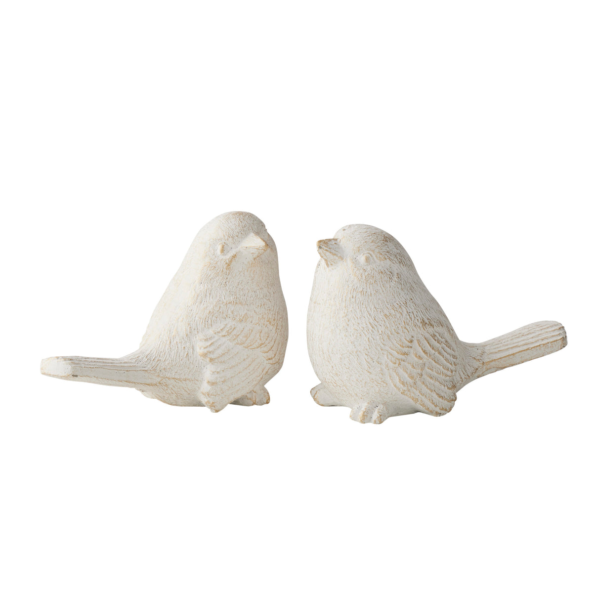 Set/2 Asst White/Gold Birds 11.5*6.5*8cm