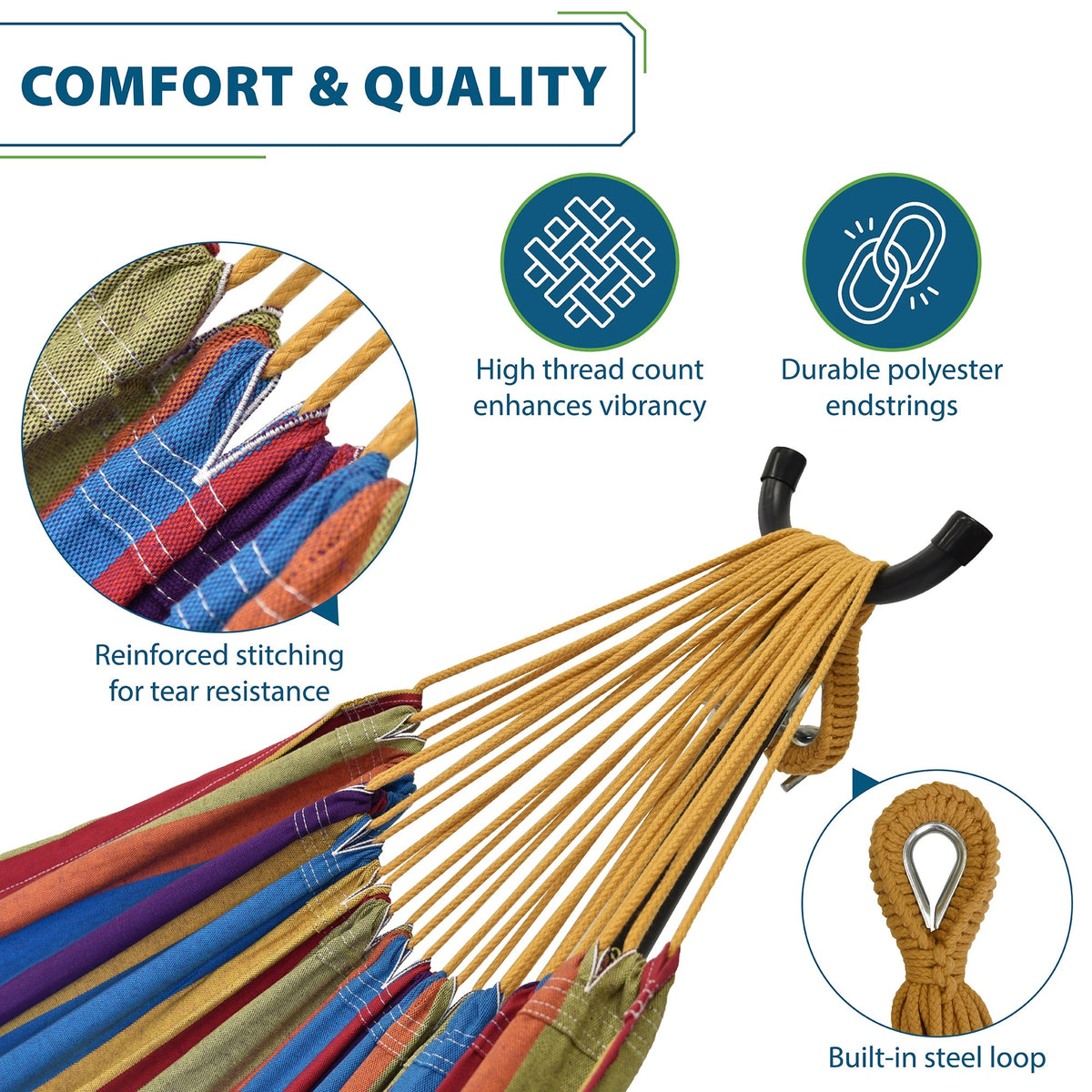 Vivere Replacement Hammock for 250cm Combo Tropical