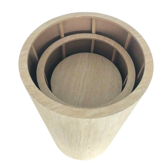 Set 3 Nested Pillar Displays 80cm