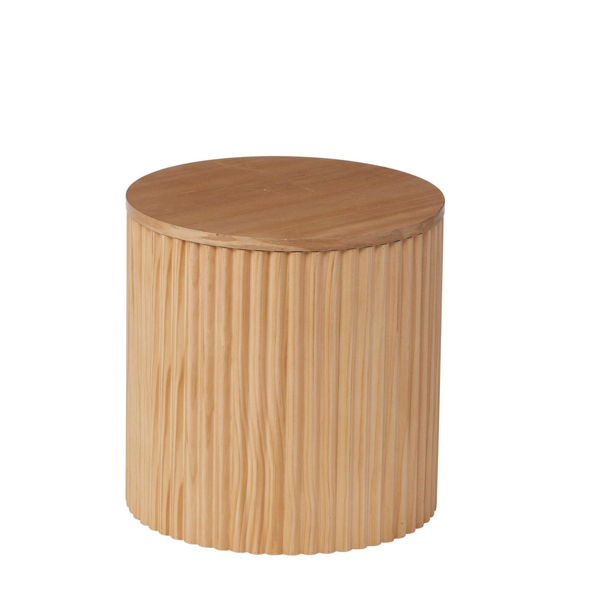 Wooden Pillar With Fluted Panelling 40cm