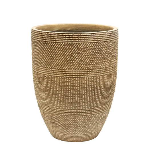 Subtle Textured Contemporary Planter 43cm - Image 2