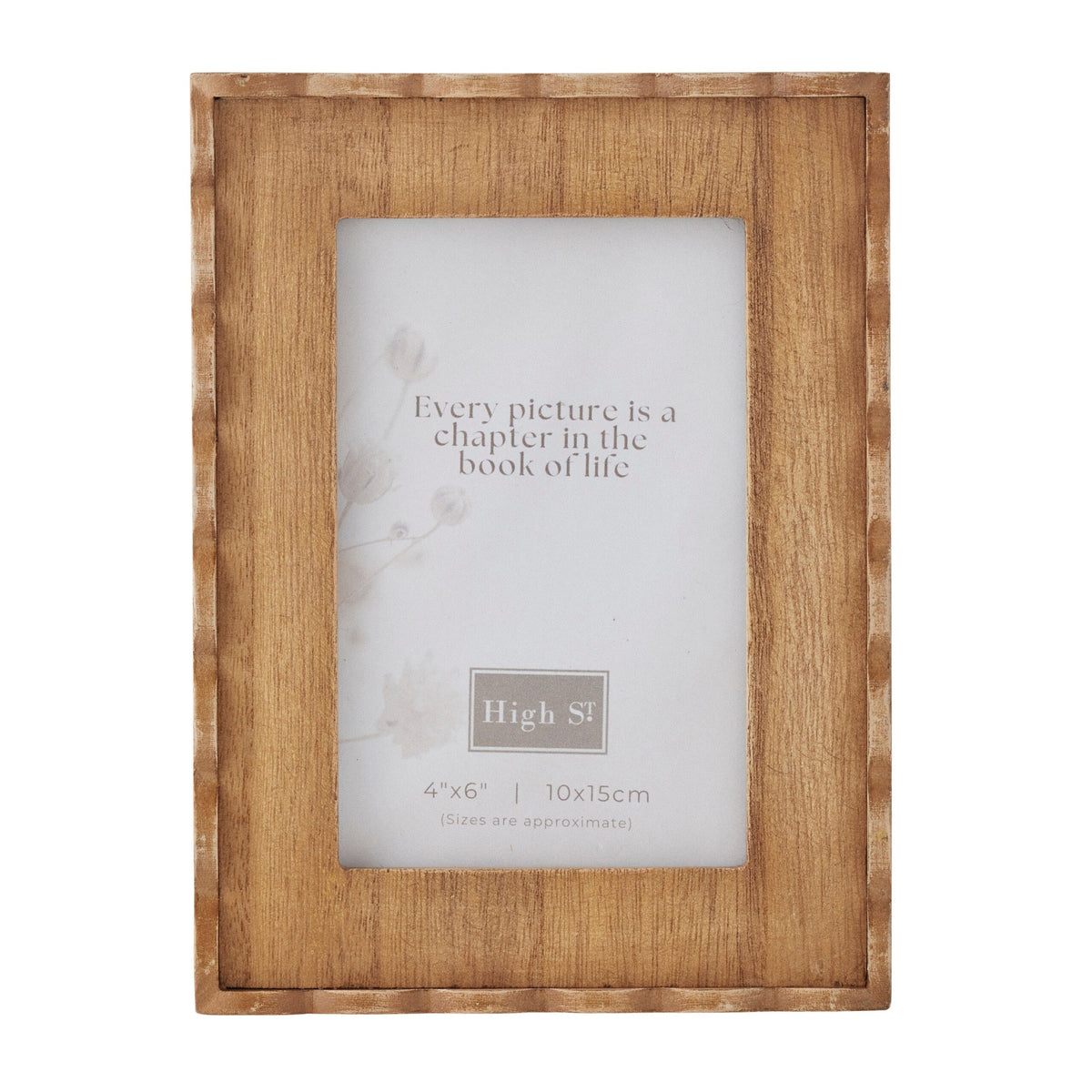 Belle Scolloped 4x6" Photoframe 15cm