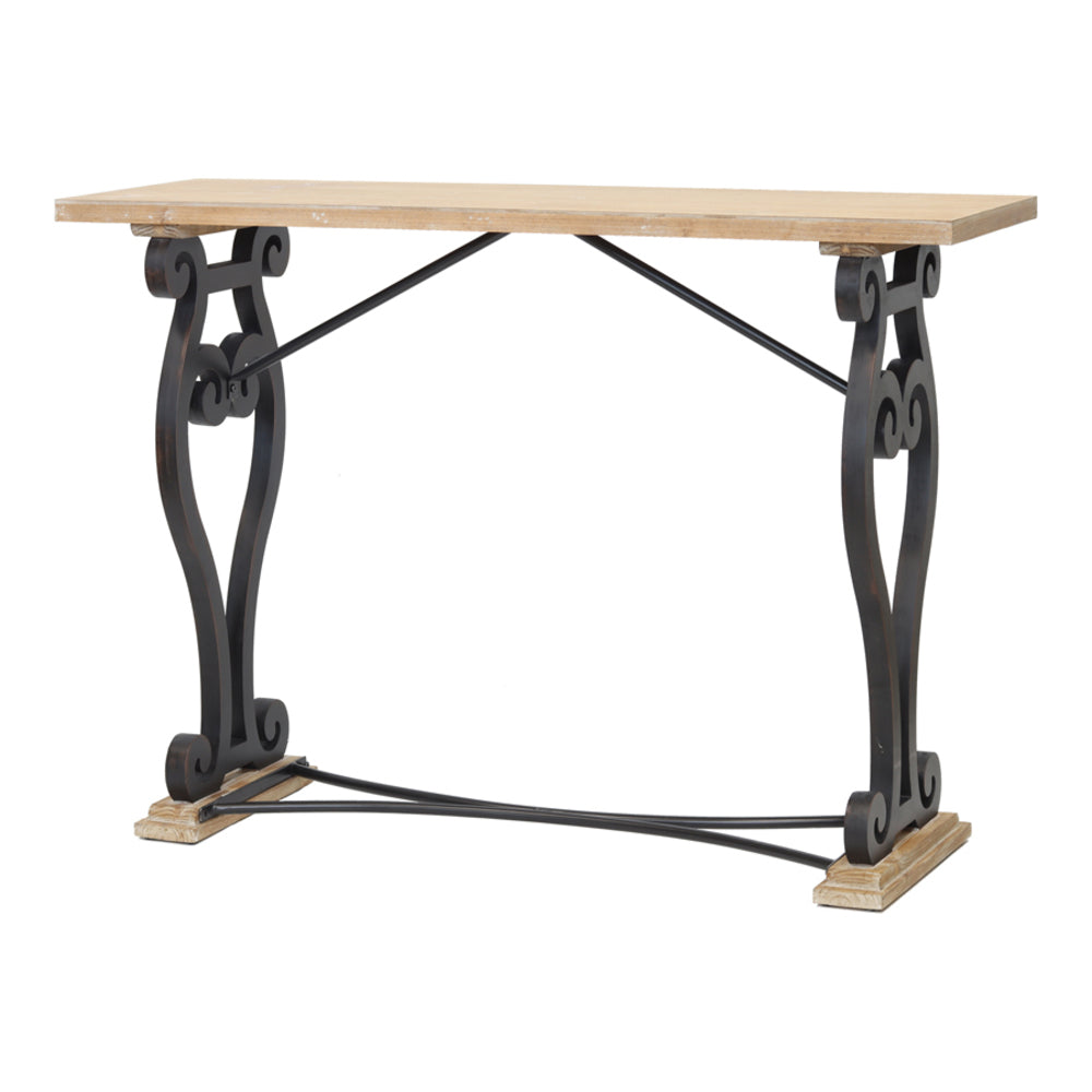 Regency Black Console Table 120cm - Image 2