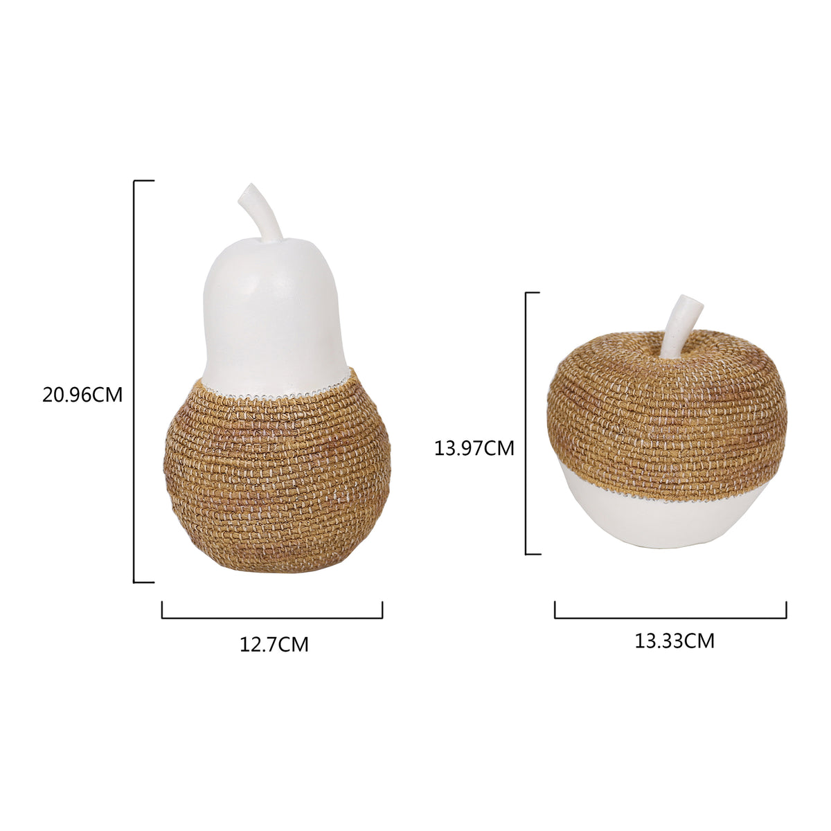 Set Assort Contemporary Hamptons Apple & Pear 13cm - Image 2