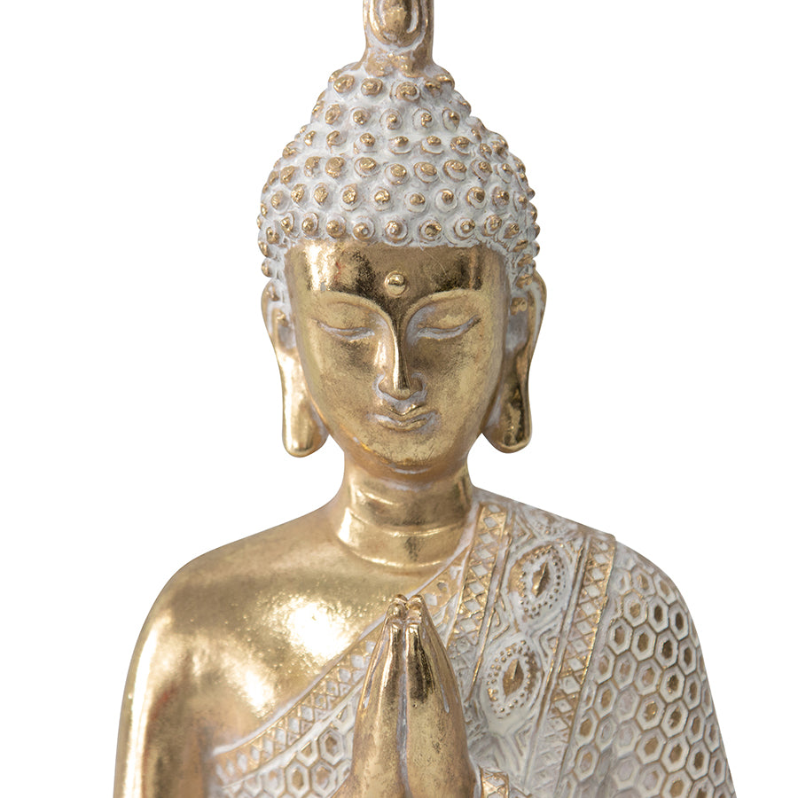 Seated Praying Buddha Statue 28cm - Image 5