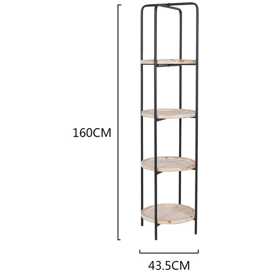 Emporium 4-Round Shelf Unit 44x160cm - Image 2