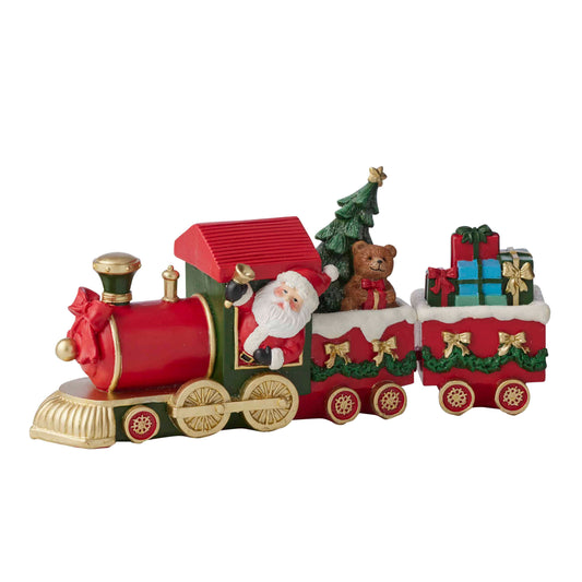 Santa Christmas Train Decoration