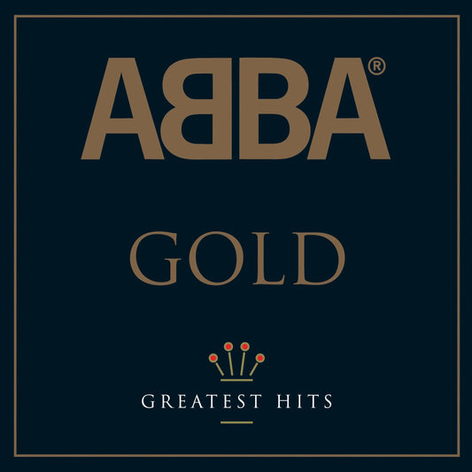 Crosley Record Storage Crate & Abba Gold - Double Vinyl Album Bundle