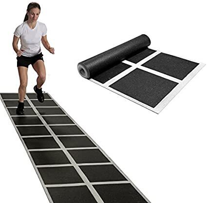 Morgan 4.5m Double Step Rubber Roll-Out Agility Ladder