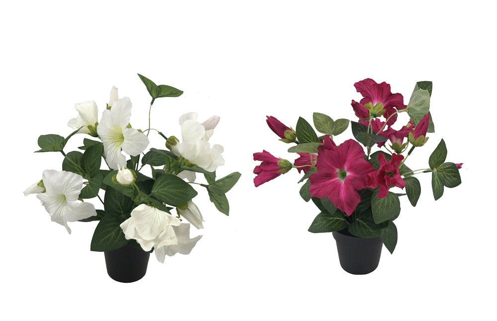 Set 2 Artificial Flower in Pot 30cm