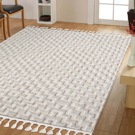 Alpine 3631 Lt Grey Rug