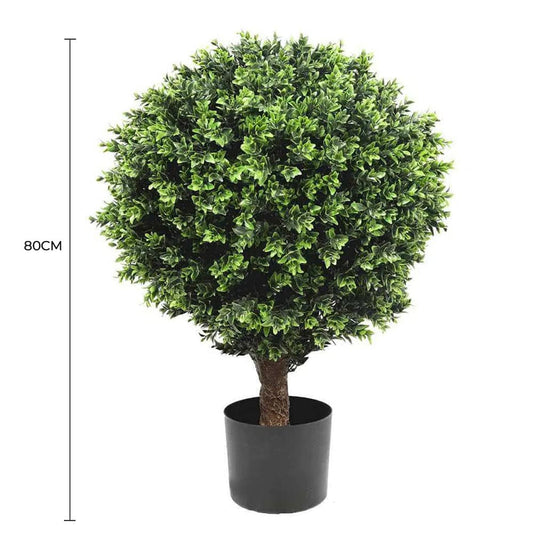 Artificial Topiary Shrub (Hedyotis) UV Resistant 80cm - Image 2