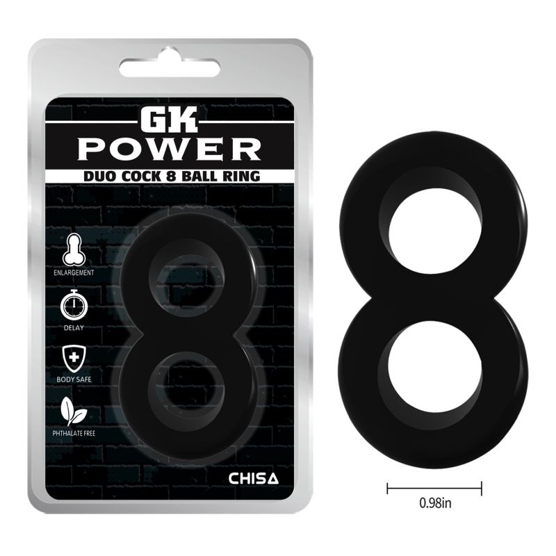 Duo Cock 8 Ball Ring
