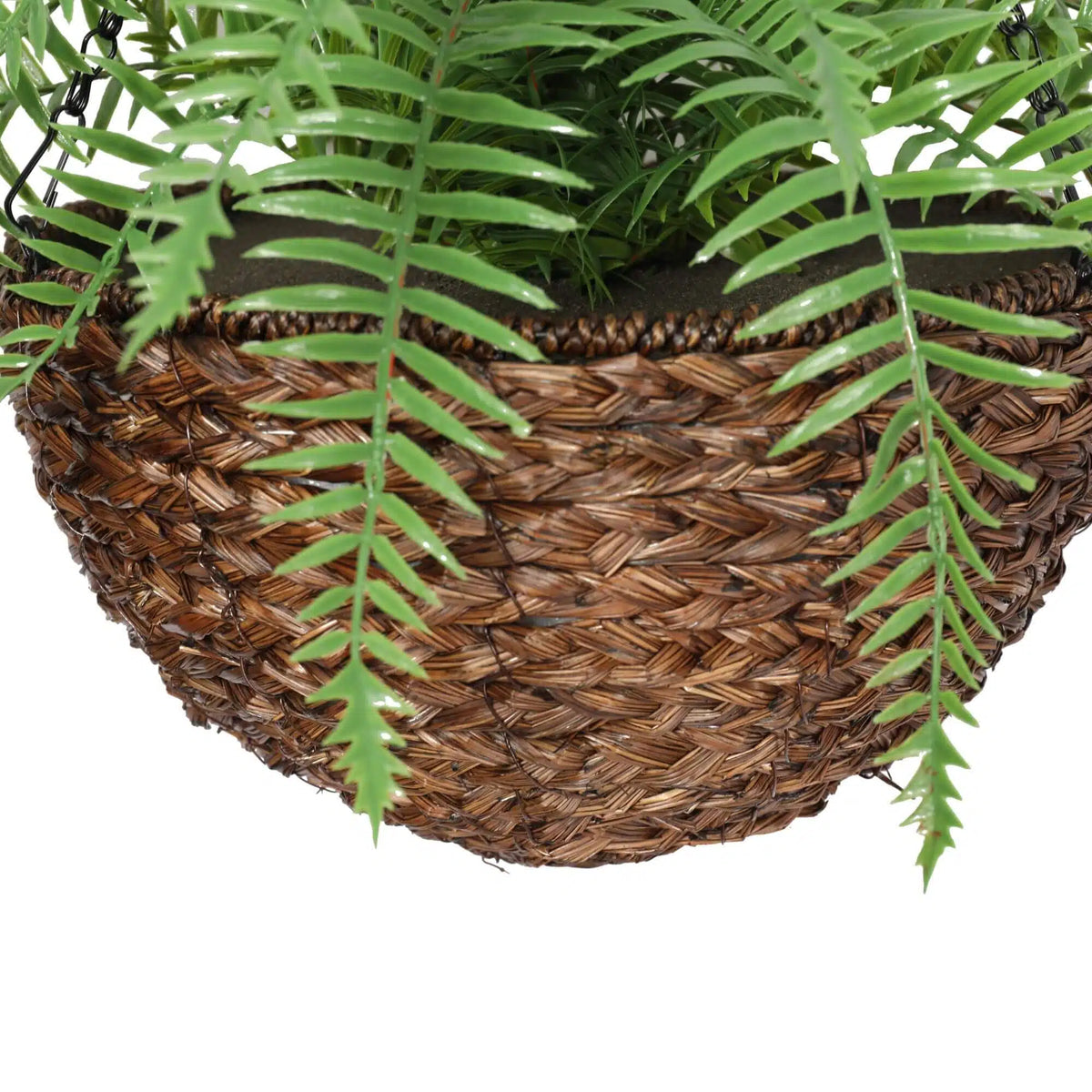 Large Artificial Hanging Basket (Fern Hanging Basket) UV Resistant - Image 4