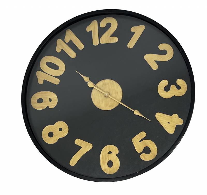 Large Luxor Glass Front Wall Clock 76cm