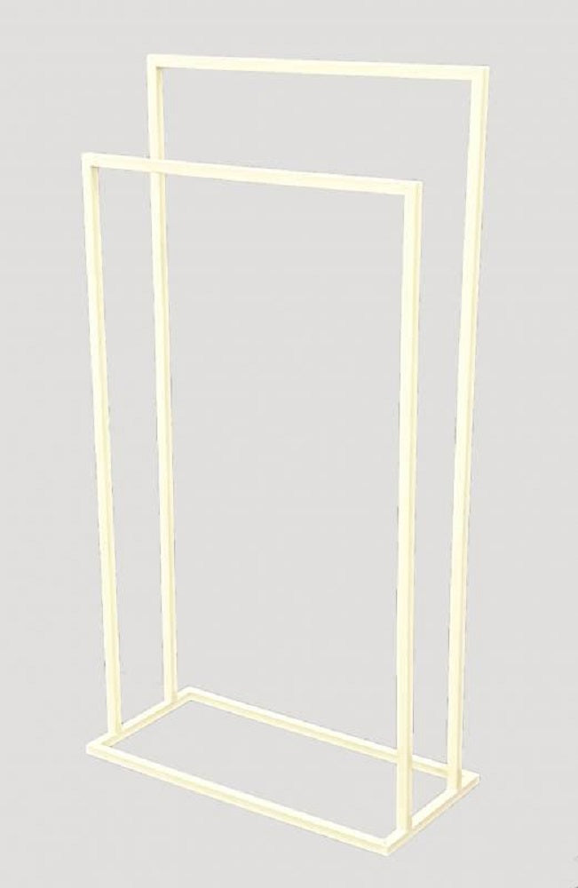 Set 2 Traditional Towel Rail Bathroom Hanger 84cm