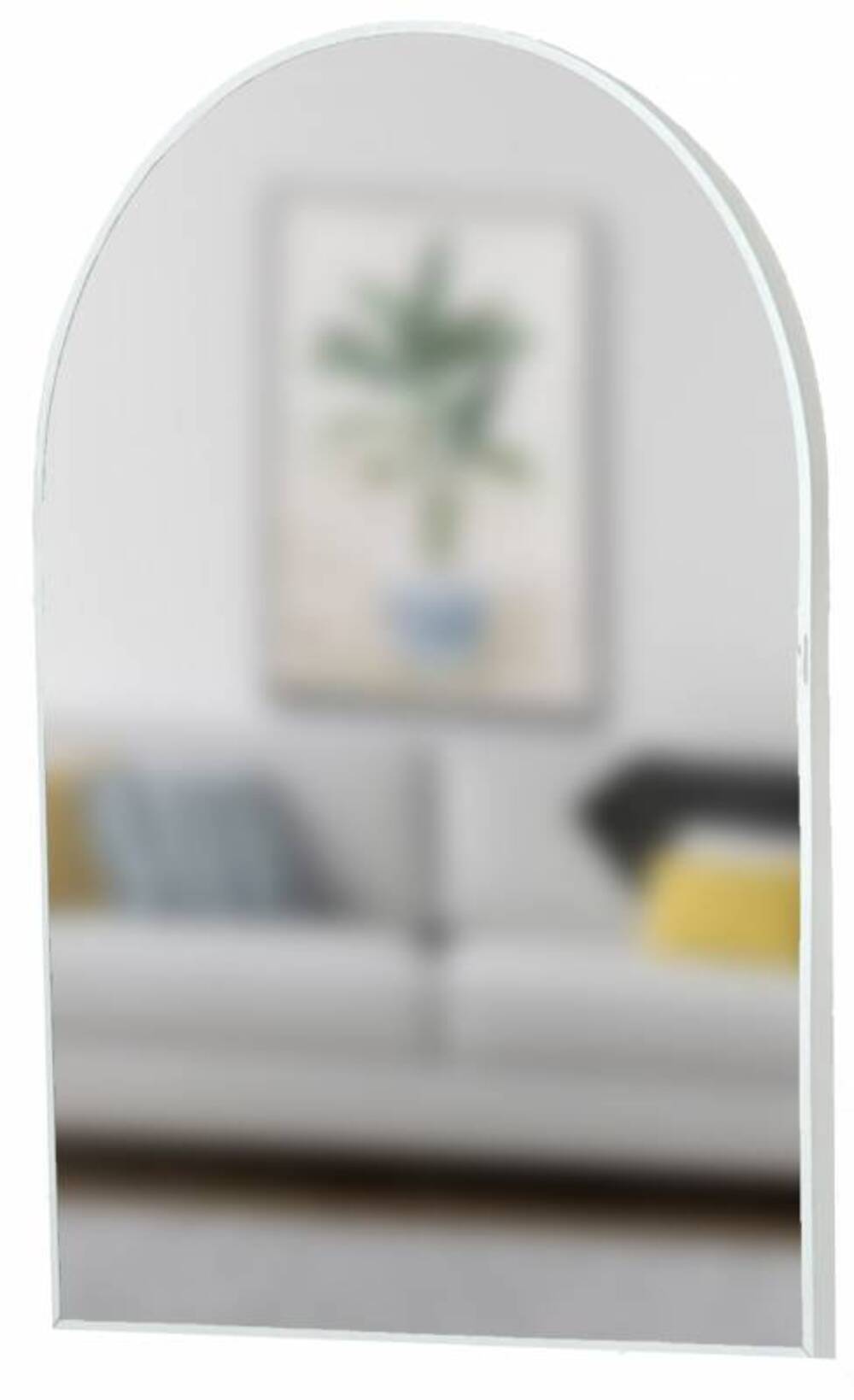 Costa Wall Mirror White 110cm