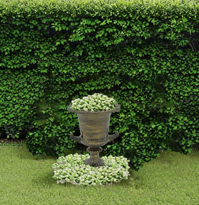 Embossed Die Cast Aluminium Urn 50cm - Image 3
