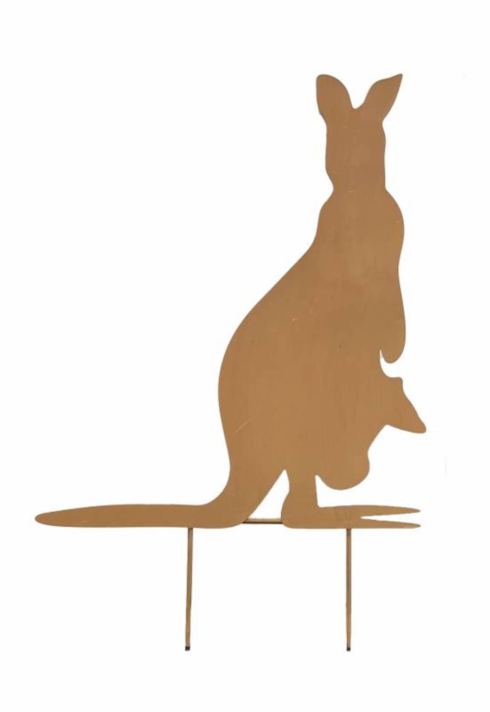 Kangaroo Metal Garden Stake 120cm