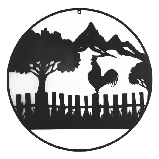 Bulk 2 Farm Fence Wall Art 99cm