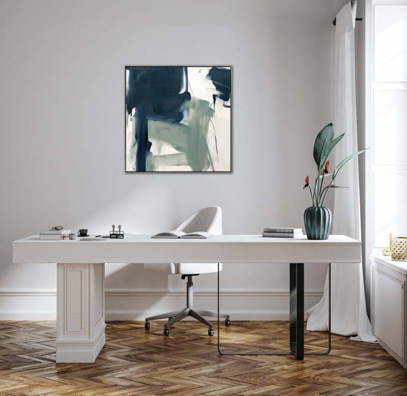 Vlad Abstract Framed Canvas 80cm - Image 3