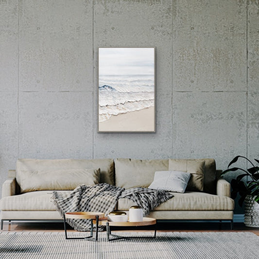Brighton Beach Framed Canvas 120cm