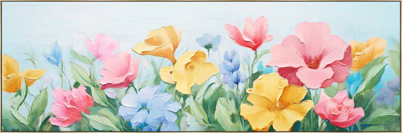 Keep It Simple Framed Canvas 50cm