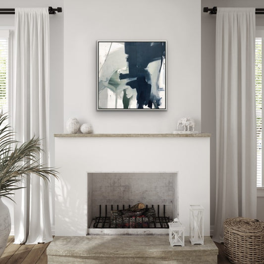 Vlad B Abstract Framed Canvas 80cm