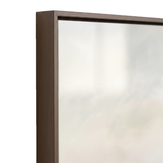 Mountains By The Canal Framed Artwork 120cm
