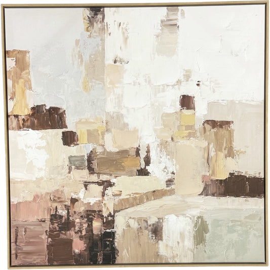 Olivia contemporary wall art, 80 x 80cm, view 2