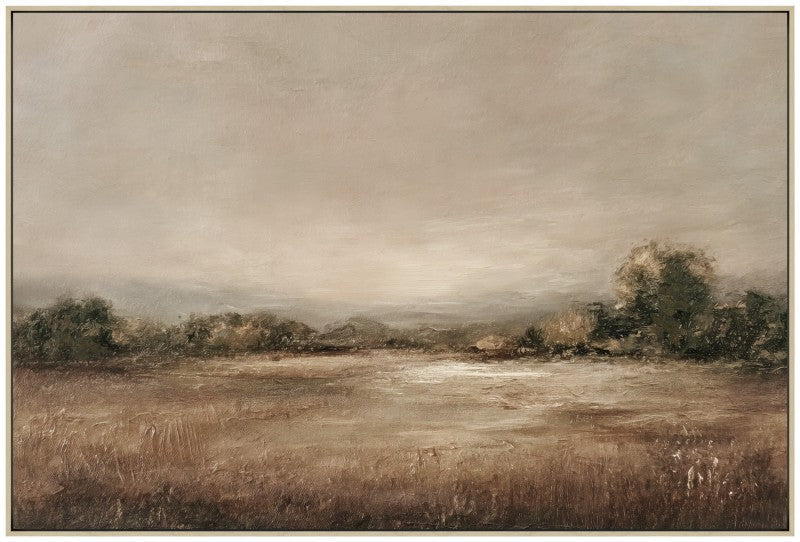 Frosty Farm Artwork 80cm