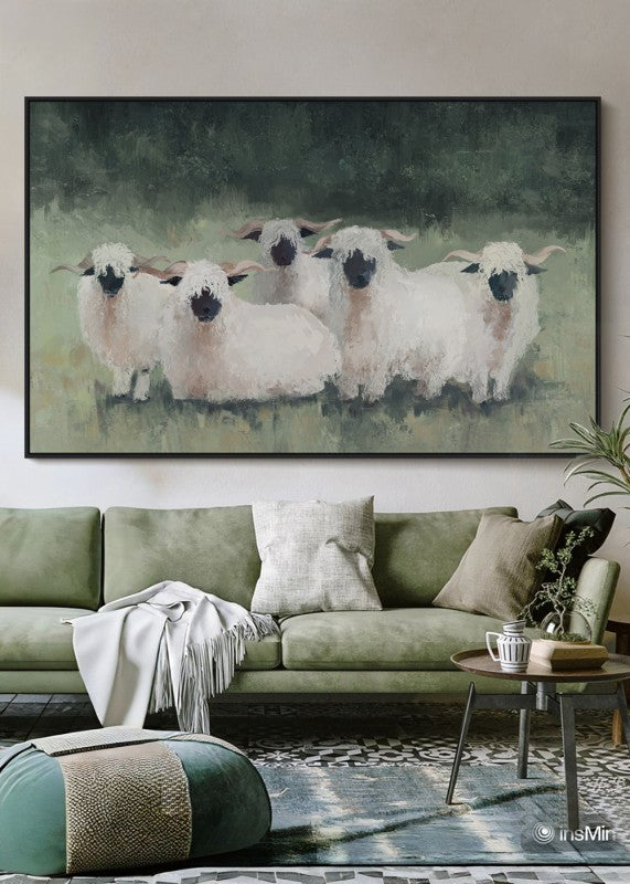 Flock In Form Artwork 80cm - Image 2