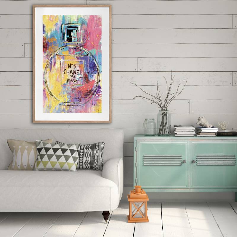 Luxury Perfume Artwork Framed w Glass Front 120cm - Image 4
