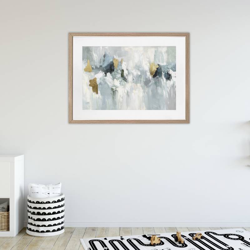 Marsden Abstract Artwork Framed w Glass Front 60cm - Image 4