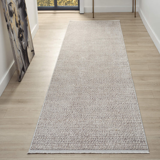 Glamour 724 Oak Contemporary Hallway Runner