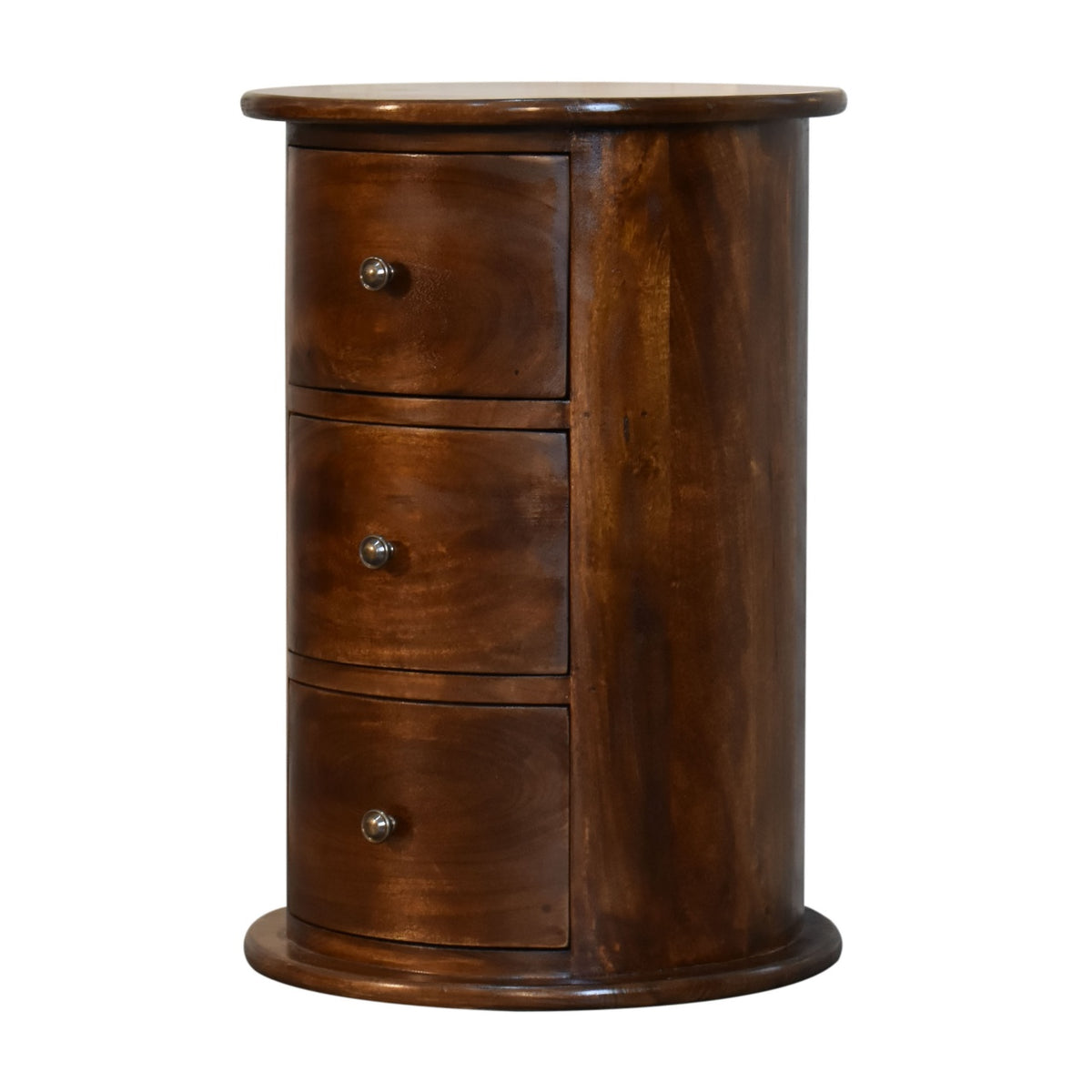Chestnut 3 Drawer Drum Chest 58cm