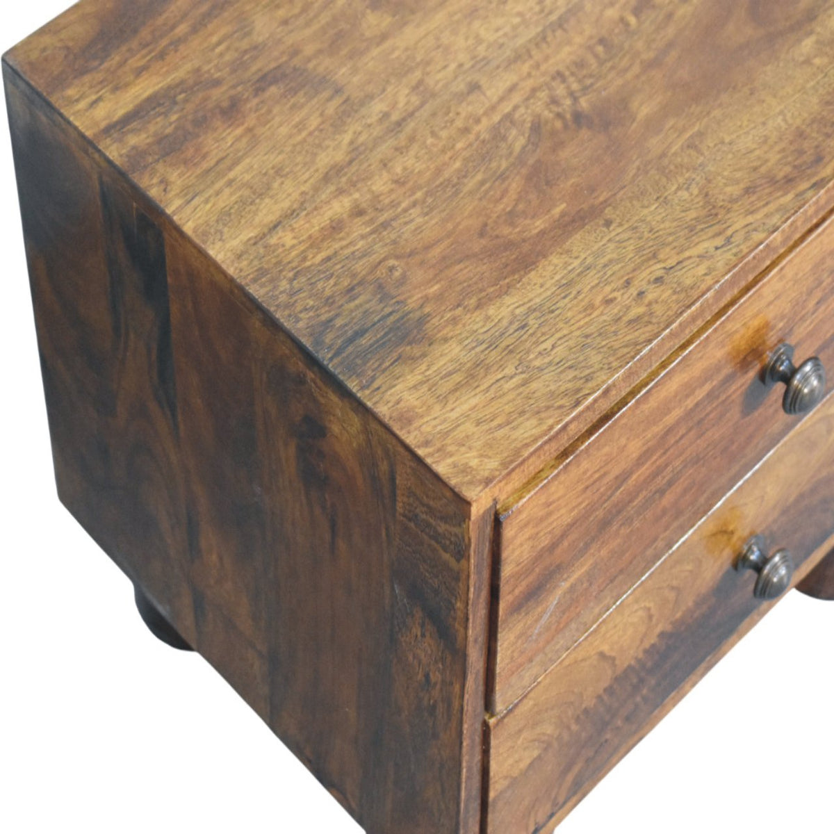 Tula Chestnut 2 Drawer Nightstand 45cm
