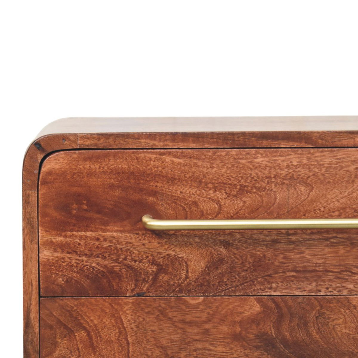 Winewood Rounded 3 Drawer Chest 57cm