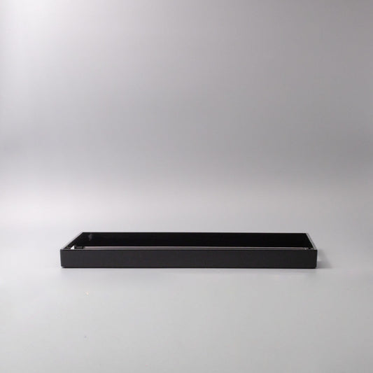 Tray Rectangular 42cm Black Lacquerware - Image 2
