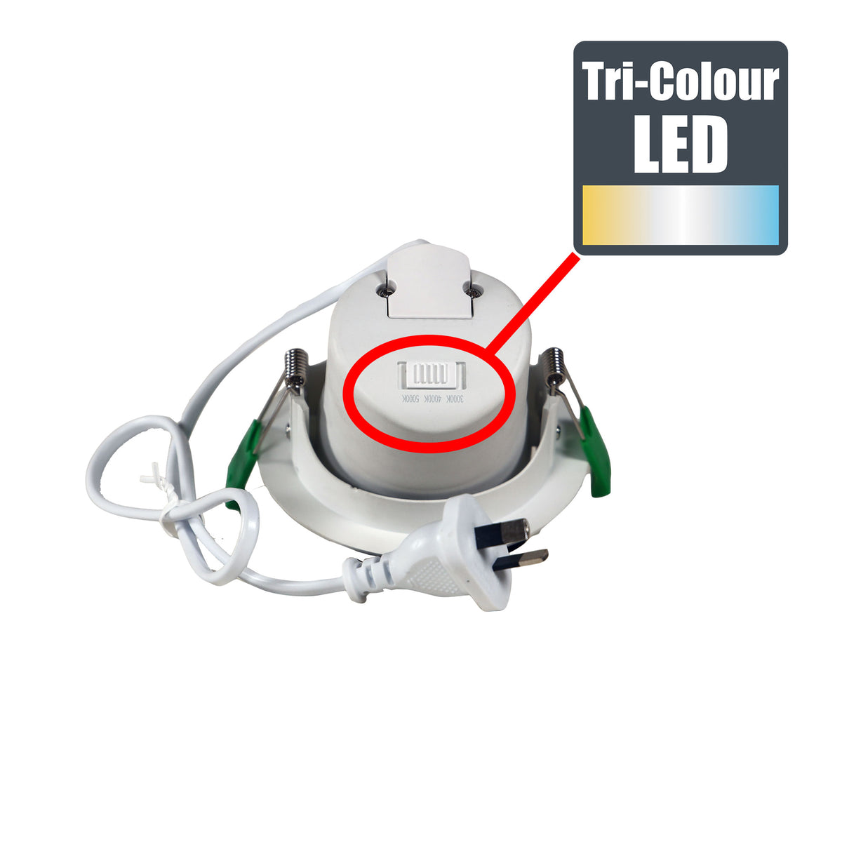 Tricolour Gimbal LED Recessed - Focus.8 – 10 Pack